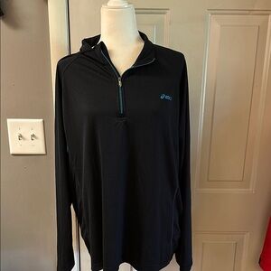 Asics Black Lightweight Shirt Jacket for Versatile Style